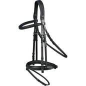 Waldhausen Bridon X-Line Supersoft Anglais Combiné Noir Waldhausen Bridon X-Line Supersoft Anglais Combiné Noir