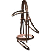 Waldhausen Bridon X-Line Rosé Anglais Combiné Marron Waldhausen Bridon X-Line Rosé Anglais Combiné Marron