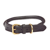 WeatherBeeta Collier pour Chien Rolled Leather Noir WeatherBeeta Collier pour Chien Rolled Leather Noir