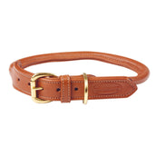 WeatherBeeta Collier pour Chien Rolled Leather Tan WeatherBeeta Collier pour Chien Rolled Leather Tan