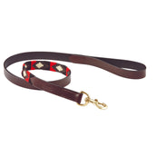 WeatherBeeta Laisse pour Chien Polo Cuir Cowdray/Brown/Black/Red/White WeatherBeeta Laisse pour Chien Polo Cuir Cowdray/Brown/Black/Red/White