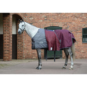 WeatherBeeta Couverture d'Hiver ComFiTec Plus Dynamic II Combo Neck Medium/Lite 100g Maroon/Gris/Blanc WeatherBeeta Couverture d'Hiver ComFiTec Plus Dynamic II Combo Neck Medium/Lite 100g Maroon/Gris/Blanc