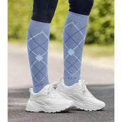 ELT Chaussettes d'Équitation Argyle Blue Grey ELT Chaussettes d'Équitation Argyle Blue Grey