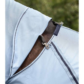 Waldhausen Couverture Anti-Mouches Protect avec Cou Indépendant Bleu clair/Bleu nuit Waldhausen Couverture Anti-Mouches Protect avec Cou Indépendant Bleu clair/Bleu nuit