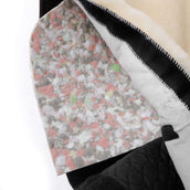 Werner Christ Tapis Western Sheepskin 30mm Noir/Naturel Werner Christ Tapis Western Sheepskin 30mm Noir/Naturel