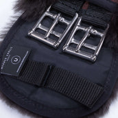 Werner Christ Sangle de Dressage Anatomic avec Fourrure Marron/Marron Werner Christ Sangle de Dressage Anatomic avec Fourrure Marron/Marron