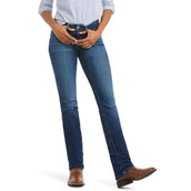 Ariat Jeans Real Perfect Rise Abby Straight Femme Mackenzie Blue Ariat Jeans Real Perfect Rise Abby Straight Femme Mackenzie Blue