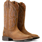 Ariat Bottes Western Hybrid Ranchwork Femme Distressed Tan Ariat Bottes Western Hybrid Ranchwork Femme Distressed Tan
