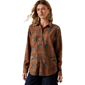 Ariat Blouse Homestyle Femme Marron Ariat Blouse Homestyle Femme Marron