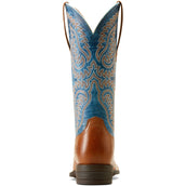 Ariat Bottes Western Cattle Caite Femme Marron/blue Ariat Bottes Western Cattle Caite Femme Marron/blue