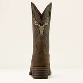 Ariat Bottes Western Hybrid Roughstock Antler Hommes Wild Taupe/Espresso Ariat Bottes Western Hybrid Roughstock Antler Hommes Wild Taupe/Espresso