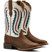 Ariat Bottes Western Hybrid Ranchwork Venttek Femme Distressed Brown/Crema Ariat Bottes Western Hybrid Ranchwork Venttek Femme Distressed Brown/Crema