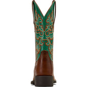 Ariat Bottes Western Round Up Stretchfit Femme Arizona Brown/Aged Jade Ariat Bottes Western Round Up Stretchfit Femme Arizona Brown/Aged Jade