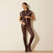 Ariat T-Shirt Breathe 1/2 Zip Femme Pommel Brown Ariat T-Shirt Breathe 1/2 Zip Femme Pommel Brown
