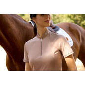 Ariat T-Shirt Breathe 1/2 Zip Femme Sepia Rose Ariat T-Shirt Breathe 1/2 Zip Femme Sepia Rose