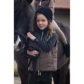 Mrs. Ros Gilet Sans Manches Royal Mini Noir/Taupe Mrs. Ros Gilet Sans Manches Royal Mini Noir/Taupe
