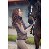 Mrs. Ros Veste d''entraînement Logo Taupe Mrs. Ros Veste d''entraînement Logo Taupe