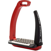 Acavallo Étriers REL-X Easy Rouge/Noir Acavallo Étriers REL-X Easy Rouge/Noir