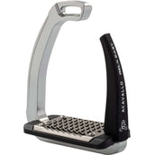 Acavallo Étriers REL-X Easy Aluminium/Zwart Acavallo Étriers REL-X Easy Aluminium/Zwart