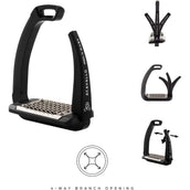Acavallo Étriers REL-X Easy Bronze/Noir Acavallo Étriers REL-X Easy Bronze/Noir