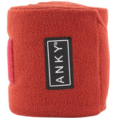 ANKY Bandages ATB232001 Fleece Dark Scarlet ANKY Bandages ATB232001 Fleece Dark Scarlet