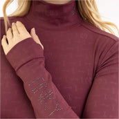 ANKY Chemise AW25 Mockneck Windsor Wine ANKY Chemise AW25 Mockneck Windsor Wine