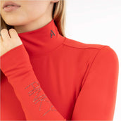 ANKY Chemise AW25 Mockneck Equestrian Red ANKY Chemise AW25 Mockneck Equestrian Red