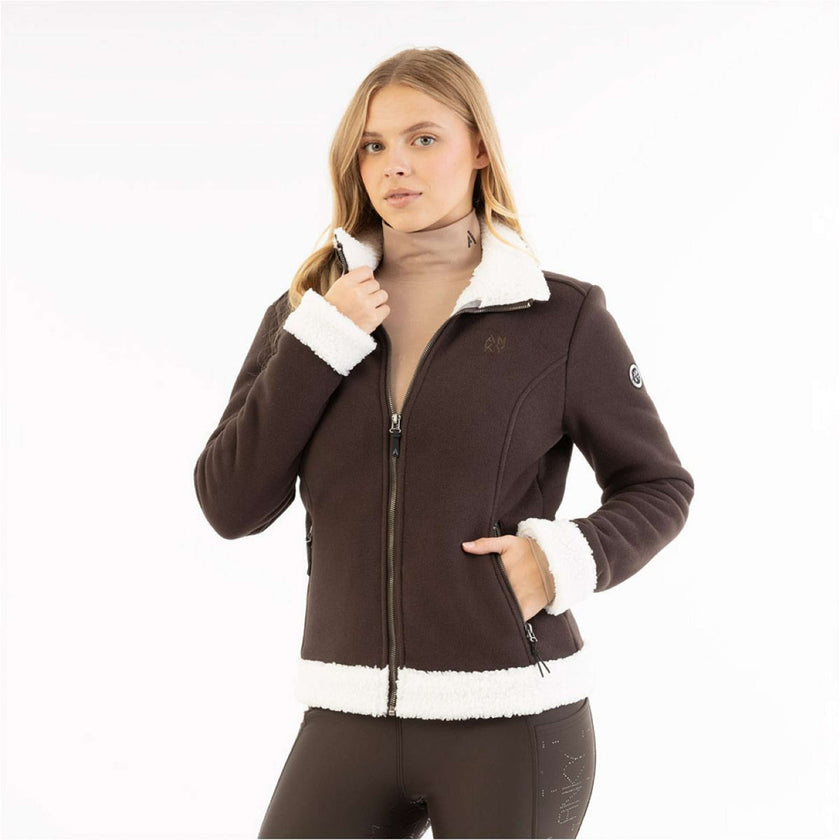 ANKY Blouson AW25 Teddy Lammy Chocolate Torte ANKY Blouson AW25 Teddy Lammy Chocolate Torte