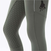 BR Legging d'Équitation Diwa Silicone Fond de Peau Vert Agave BR Legging d'Équitation Diwa Silicone Fond de Peau Vert Agave
