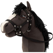 BR Mini Horse Hobby Horse à Roulettes Noir BR Mini Horse Hobby Horse à Roulettes Noir