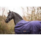 Bucas Therapy Turnout 150g Bleu Marine/Orange Bucas Therapy Turnout 150g Bleu Marine/Orange