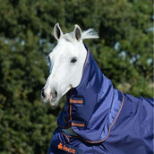 Bucas Therapy Turnout Neck Bleu Marine/Orange Bucas Therapy Turnout Neck Bleu Marine/Orange
