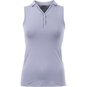 Cavallo Chemise Fleur Sporty Polo Femmes Blue Violet Cavallo Chemise Fleur Sporty Polo Femmes Blue Violet