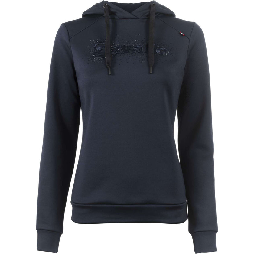 Cavallo Pull col Hoodie CavalMelba Bleu Foncé Cavallo Pull col Hoodie CavalMelba Bleu Foncé