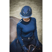 Charles Owen Bombe Kylo Sparkly Wide Peak MIPS Navy Gloss/Pewter Charles Owen Bombe Kylo Sparkly Wide Peak MIPS Navy Gloss/Pewter