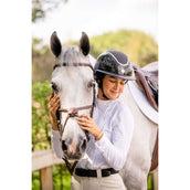 Charles Owen Bombe Kylo Sparkly Wide Peak Black Gloss/Rose Gold Charles Owen Bombe Kylo Sparkly Wide Peak Black Gloss/Rose Gold