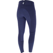 Covalliero Pantalon d'Équitation Premium Leather Full Grip SS25 Marin foncé Covalliero Pantalon d'Équitation Premium Leather Full Grip SS25 Marin foncé