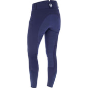 Covalliero Pantalon d'Équitation Premium Leather Full Grip SS25 Marin foncé Covalliero Pantalon d'Équitation Premium Leather Full Grip SS25 Marin foncé