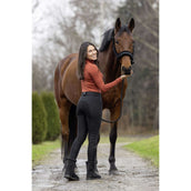 Covalliero Pantalon d'Équitation AW25 Leather Full Grip Noir Covalliero Pantalon d'Équitation AW25 Leather Full Grip Noir