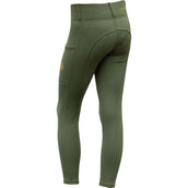 Covalliero Legging d'Équitation Full Grip AW26 Kids Forest Green Covalliero Legging d'Équitation Full Grip AW26 Kids Forest Green