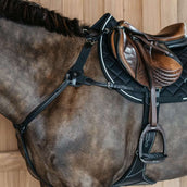 Dyon Collier de Chasse 5 points New English avec Élastique Noir Dyon Collier de Chasse 5 points New English avec Élastique Noir