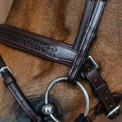 Dyon Muserolle Flash Pull-Back Tressé Marron Dyon Muserolle Flash Pull-Back Tressé Marron