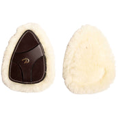 Dyon Protection de Poitrail 5 points New English Peau de Mouton Synthétique Marron Dyon Protection de Poitrail 5 points New English Peau de Mouton Synthétique Marron