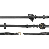 Dyon Rênes 5/8 Réglable Noir Dyon Rênes 5/8 Réglable Noir