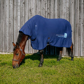EQUITHÈME Couverture de Refroidissement Cool& Dry Fresh Combo Marine Bleu EQUITHÈME Couverture de Refroidissement Cool& Dry Fresh Combo Marine Bleu