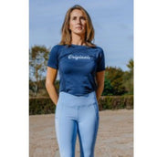 EQUITHÈME Chemise Elena Seamless Bleu/Bleu clair EQUITHÈME Chemise Elena Seamless Bleu/Bleu clair