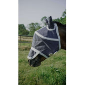 EQUITHÈME Masque Anti-Mouches Hoop avec Protection UV Marin EQUITHÈME Masque Anti-Mouches Hoop avec Protection UV Marin