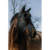 EQUITHÈME Masque Anti-Mouches Franges avec Protection UV Noir EQUITHÈME Masque Anti-Mouches Franges avec Protection UV Noir