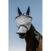 EQUITHÈME Masque Anti-Mouches Protec avec Protection UV Argent EQUITHÈME Masque Anti-Mouches Protec avec Protection UV Argent