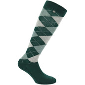 EQUITHÈME Chaussettes Argyle Kaki/Grey EQUITHÈME Chaussettes Argyle Kaki/Grey